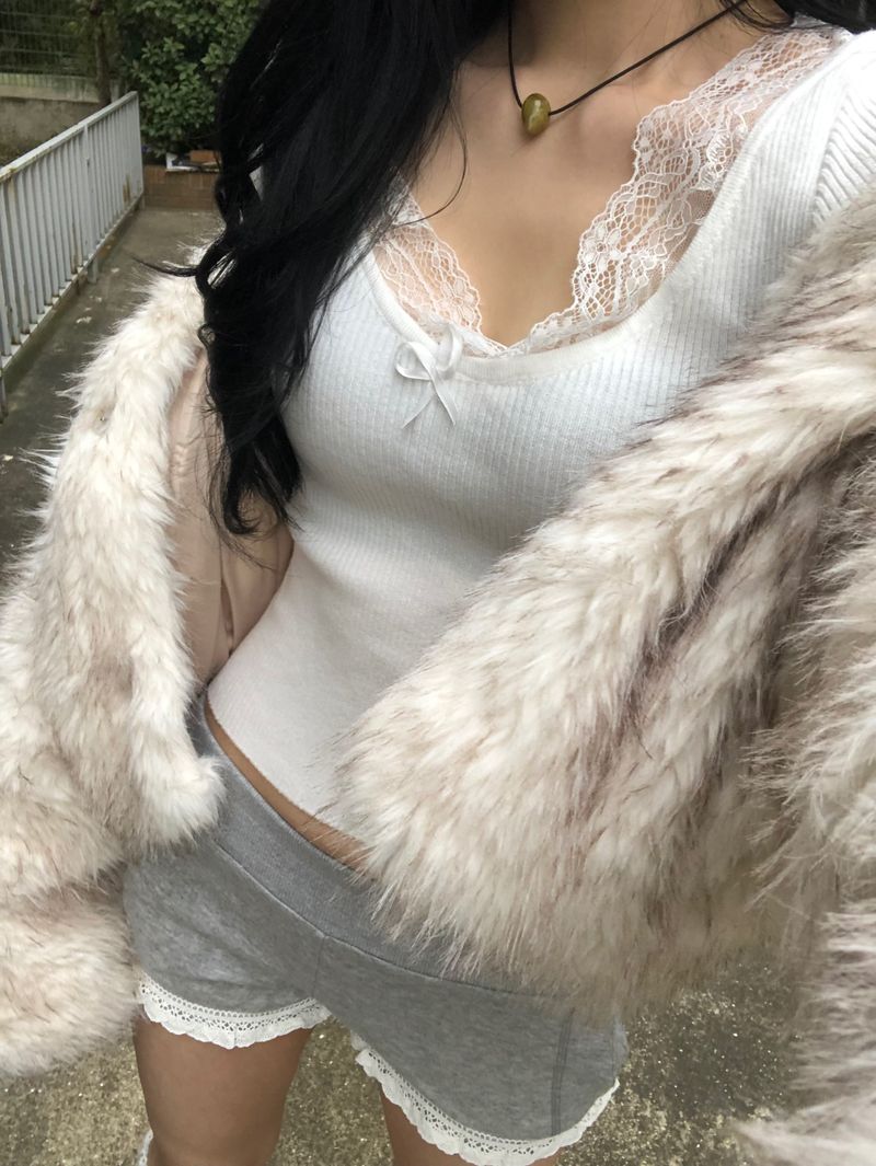 Gray Micro Mini Shorts