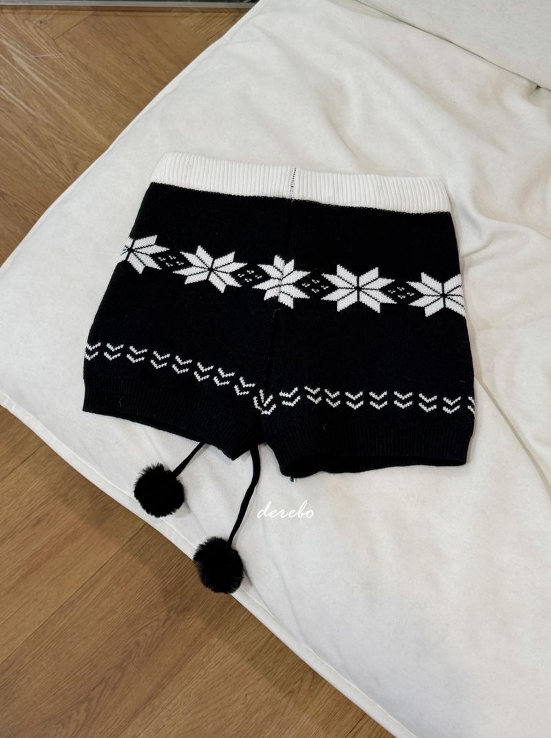Graphic Knit Shorts