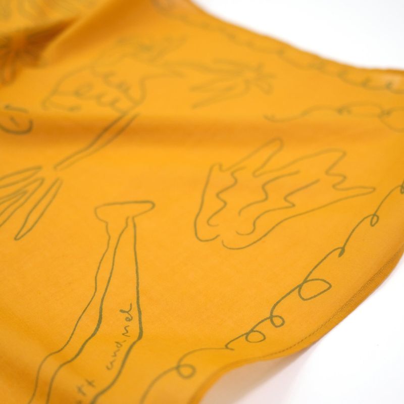 [Organic Scarf] Camino - Camel