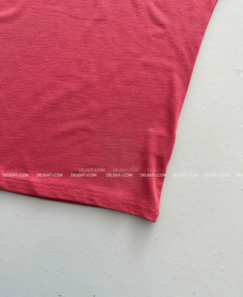 Unbalanced Off-Shoulder Warmer SET T-Shirt