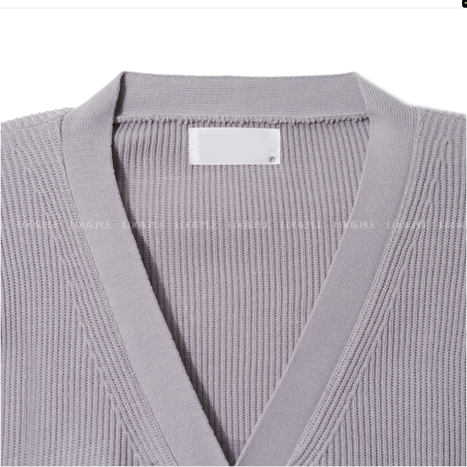 Gobay loose fit ribbed knit cardigan