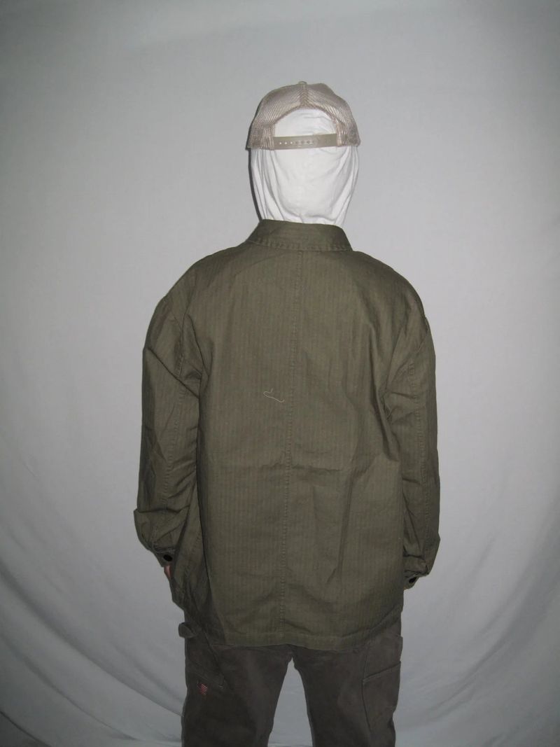 Herringbone French Work Field Jacket (2 Colors)