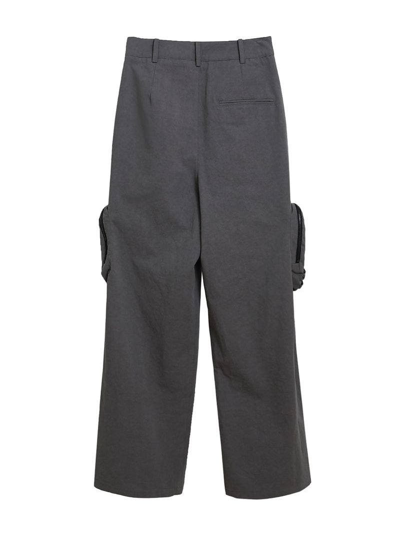  RIVET STRAP POCKET PANTS_GRAY