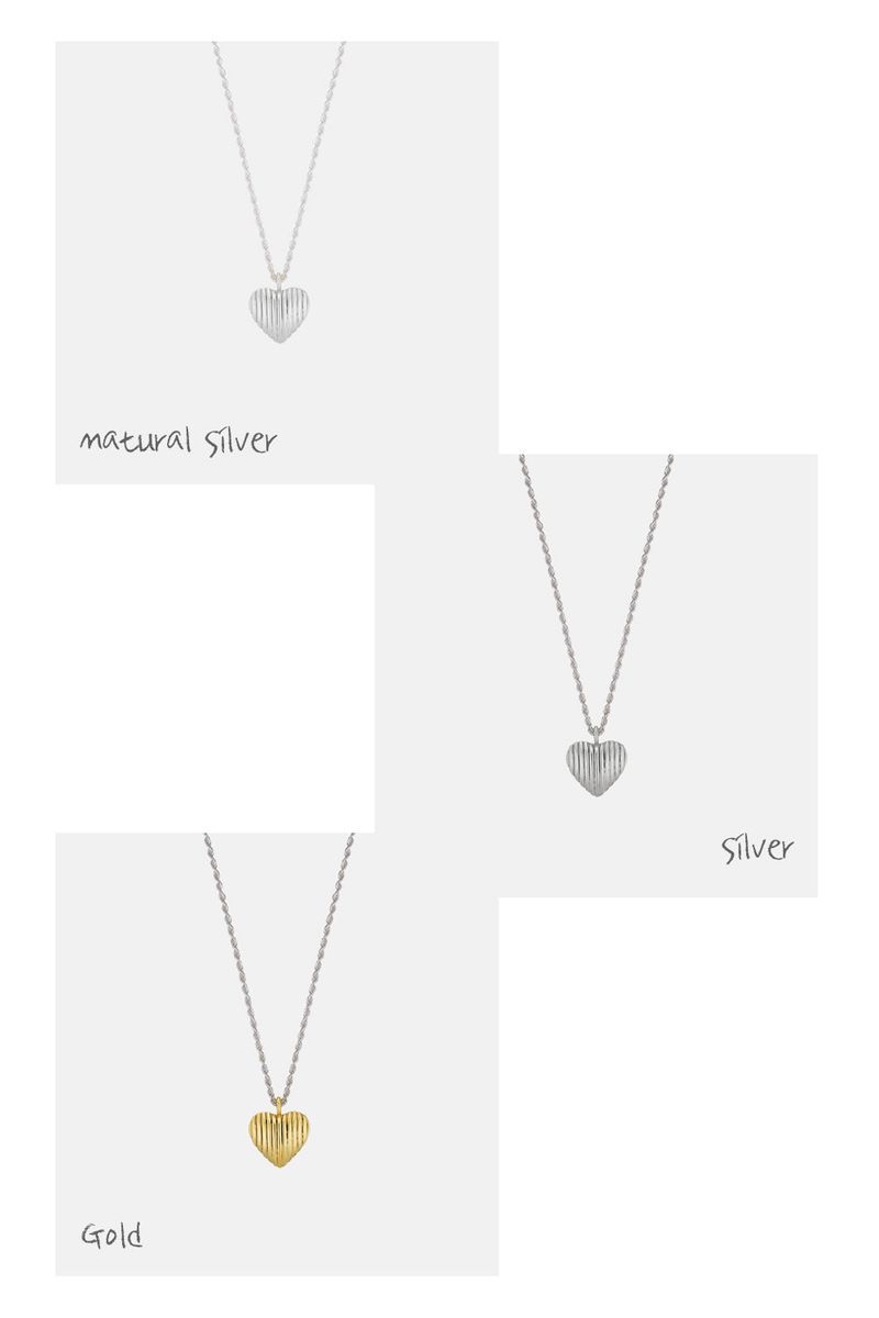 heart shell silver925 necklace GD