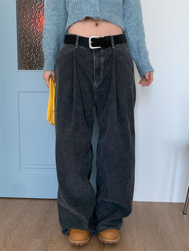 CORDUROY BACK POCKET PANTS (2C)
