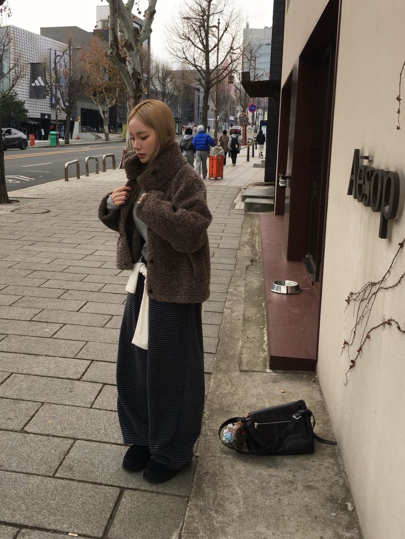 [Ritcore MADE] Striped Fleece Pants (3c)