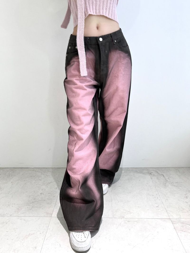 Seow(ソウ)の「ウォッシングデニムワイドパンツ(パンツ)」