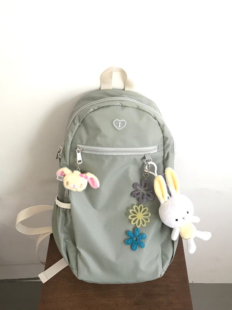 Love walk backpack - Sage gray