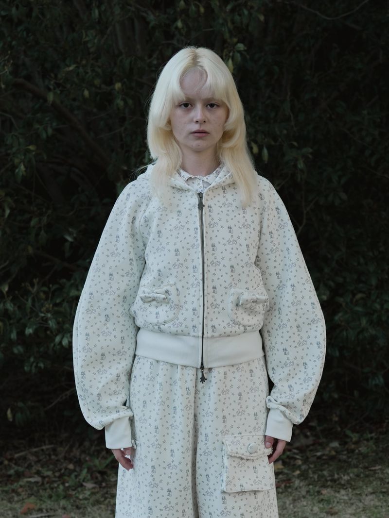 Ash pie（アッシュパイ）の「AW25 ボウポケットスウェットシャツジャケット（ジャケット/アウター）」