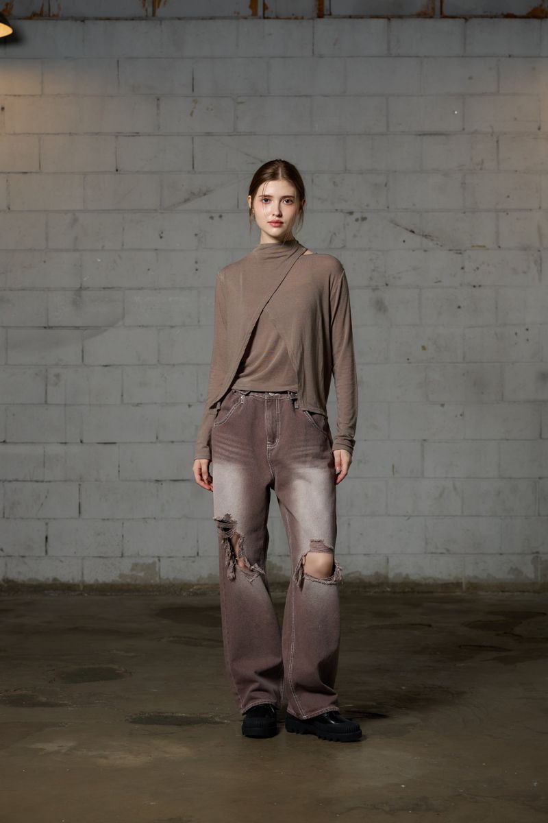 ARE WOOL LONG SLEEVE SET / MOCHA