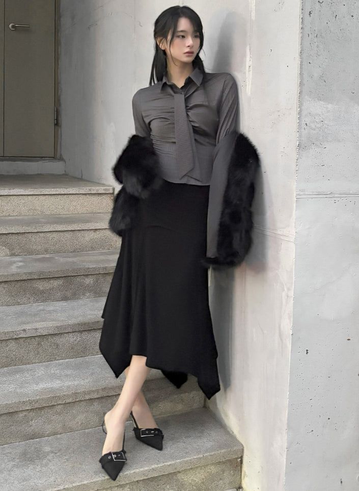 Noah Two-Way Layered Skirt
