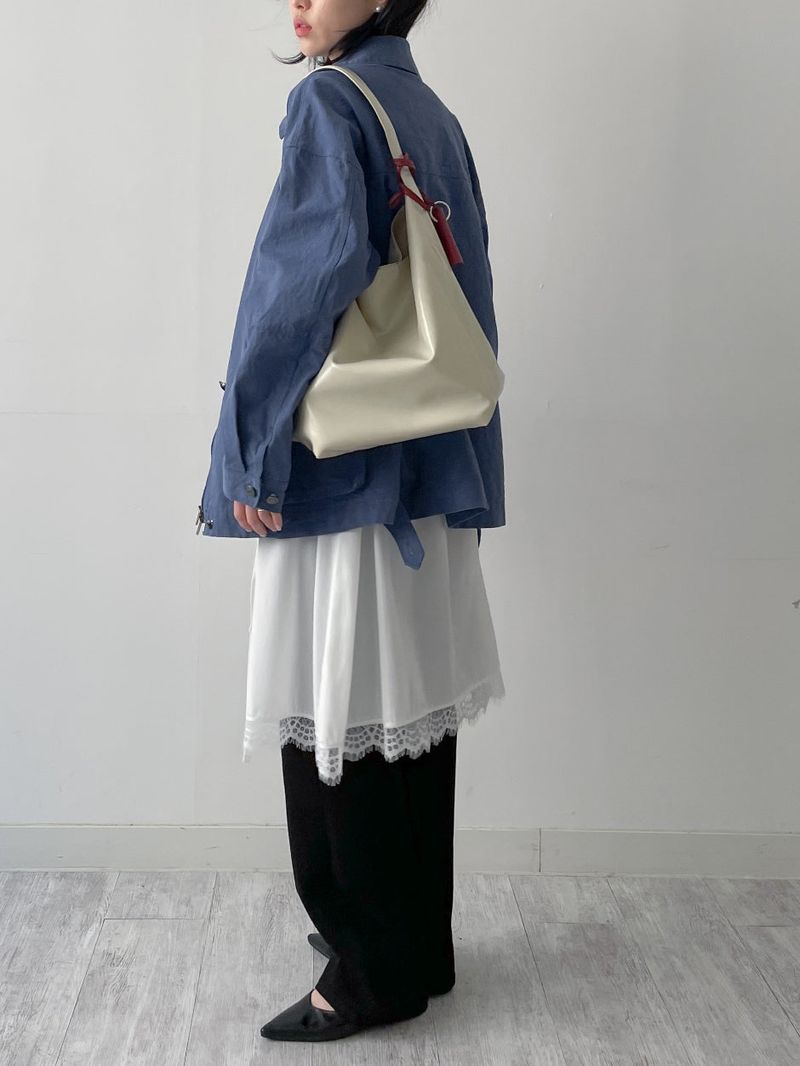 Garment Work Over Fit Half Jacket