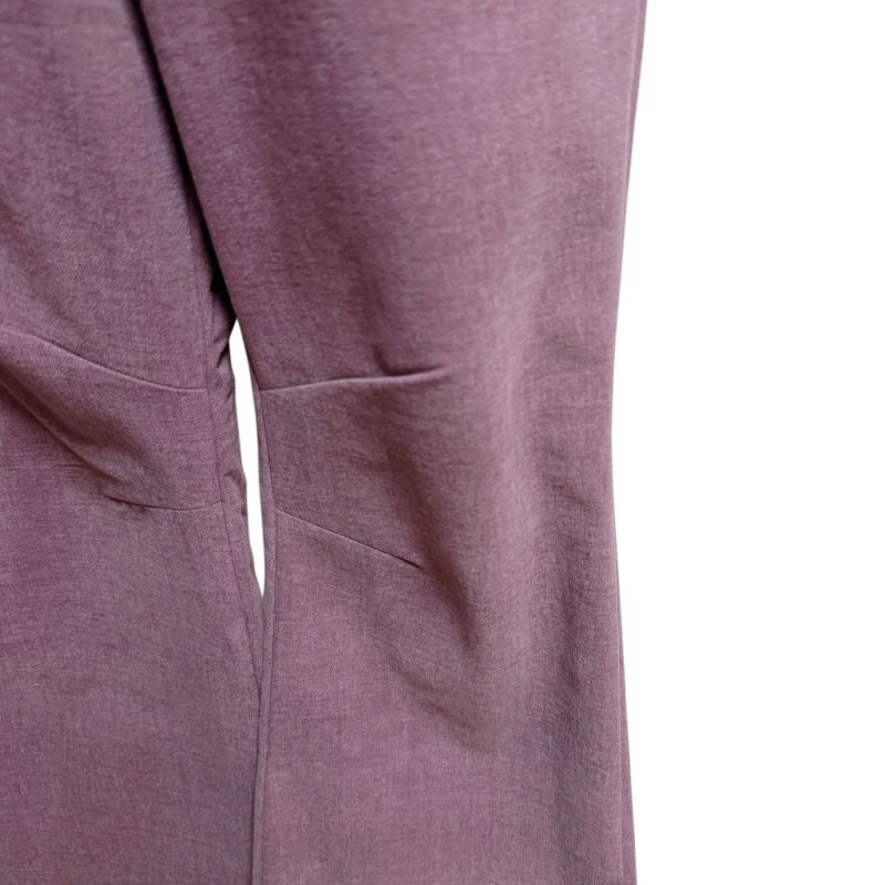 (2color) Check Back Pocket Peach Bootcut Pants