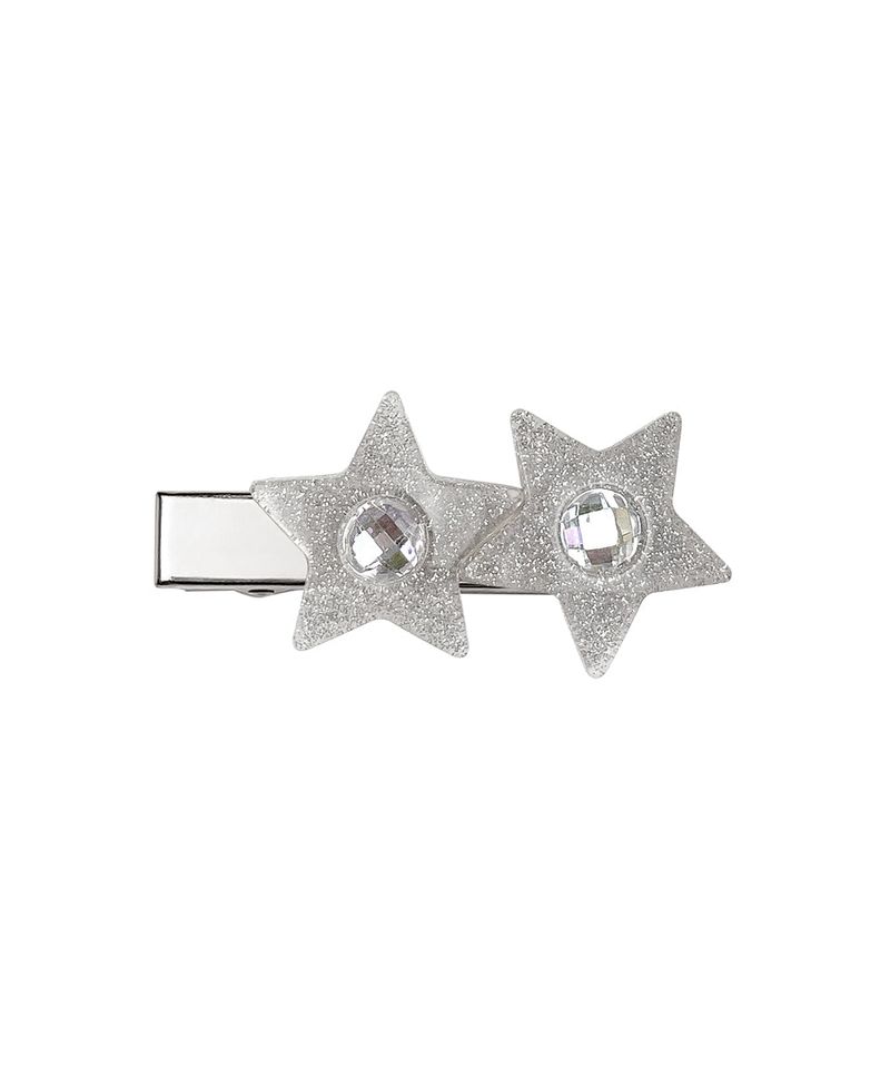 Glitter Star Cubic Clip Hairpin