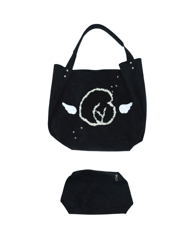 LITALMUTE（リタルミュート）の「angel furlogo suedebag（Bags）」