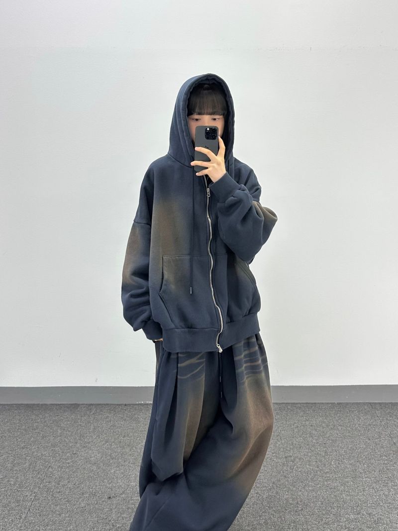 cat brush fleece sweatpants