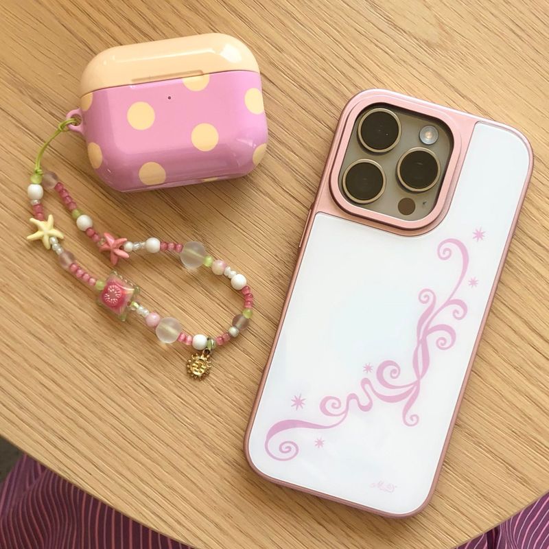 Wavy Color Bumper Case (PINK)(MagSafe)