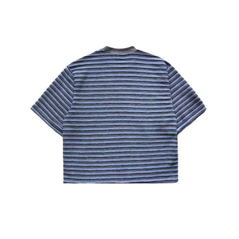 ASCLO Crayon Multi Border Short Sleeve T Shirt (3color)
