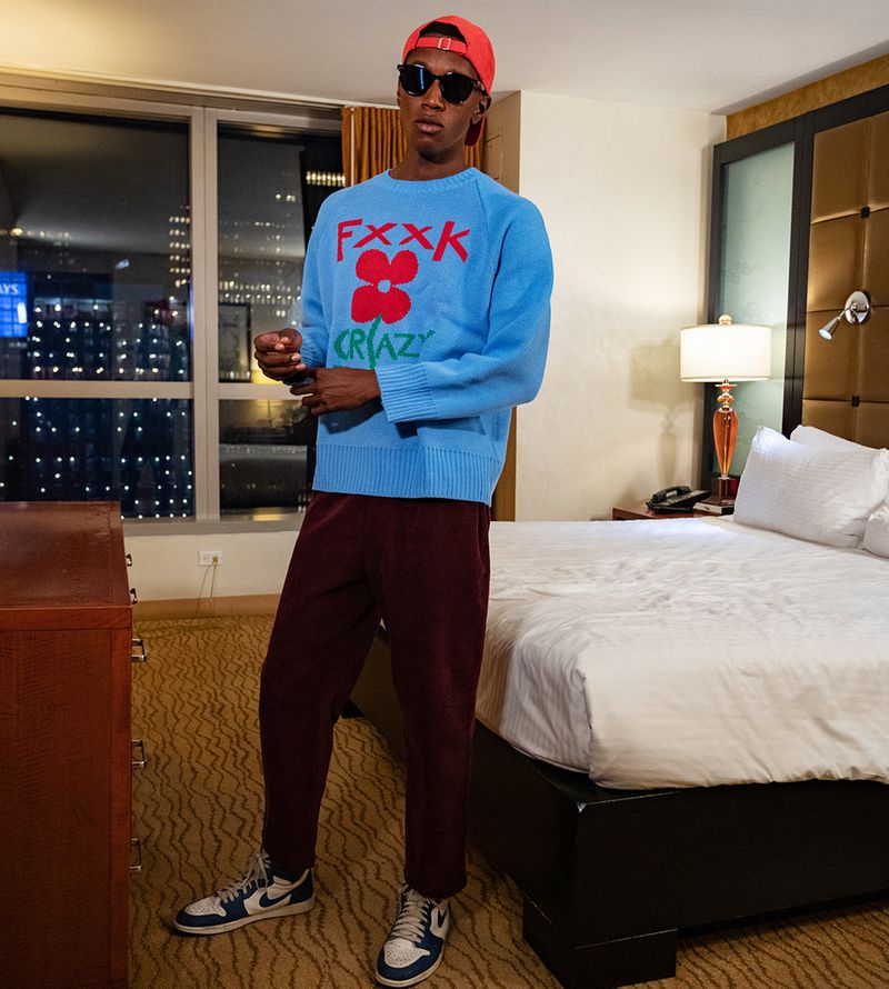 TCW Flower Jacquard Knit