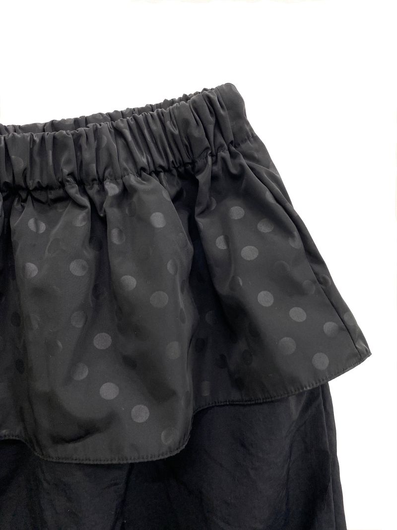 Dot Layering Balloon Skirt (2c)  