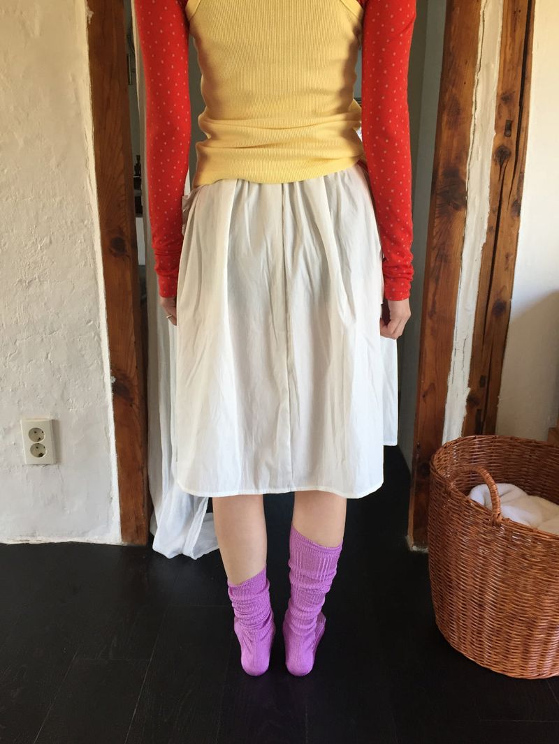 Vinyl gem knee socks (4color)