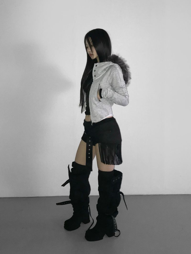  vintage p5 fur crop hz 