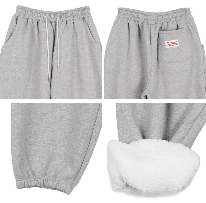 Elrond Patch Boa Jogger Pants