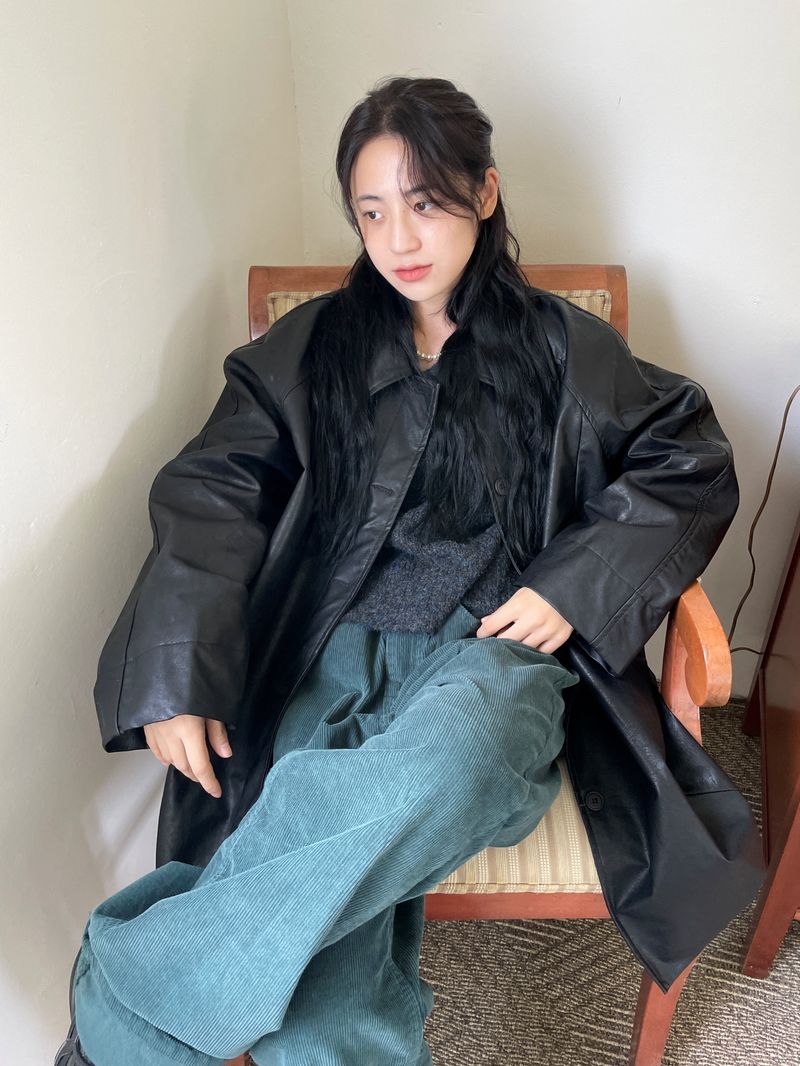 Obidos corduroy wide pants
