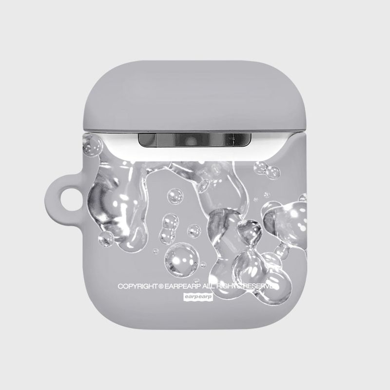 BUBBLE TYPO-GREY(AIR PODS-HARD)