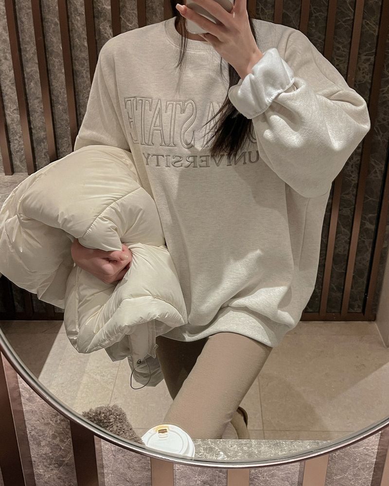 MAYBINS（メイビンス）の「Overfit fleece sweat（Tops）」