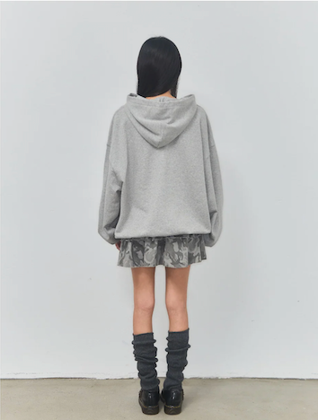 CAT GIRL HOODIE - GRAY