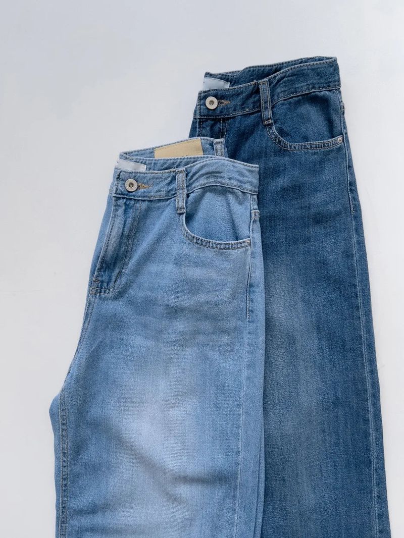 225 Brushed Wide Denim Pants (2C)
