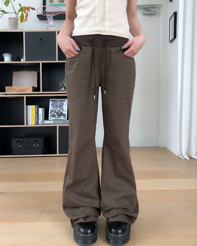 ULAN(ユレン)の「Vine Shibori Back Pocket Bootcut Pants(Pants)」