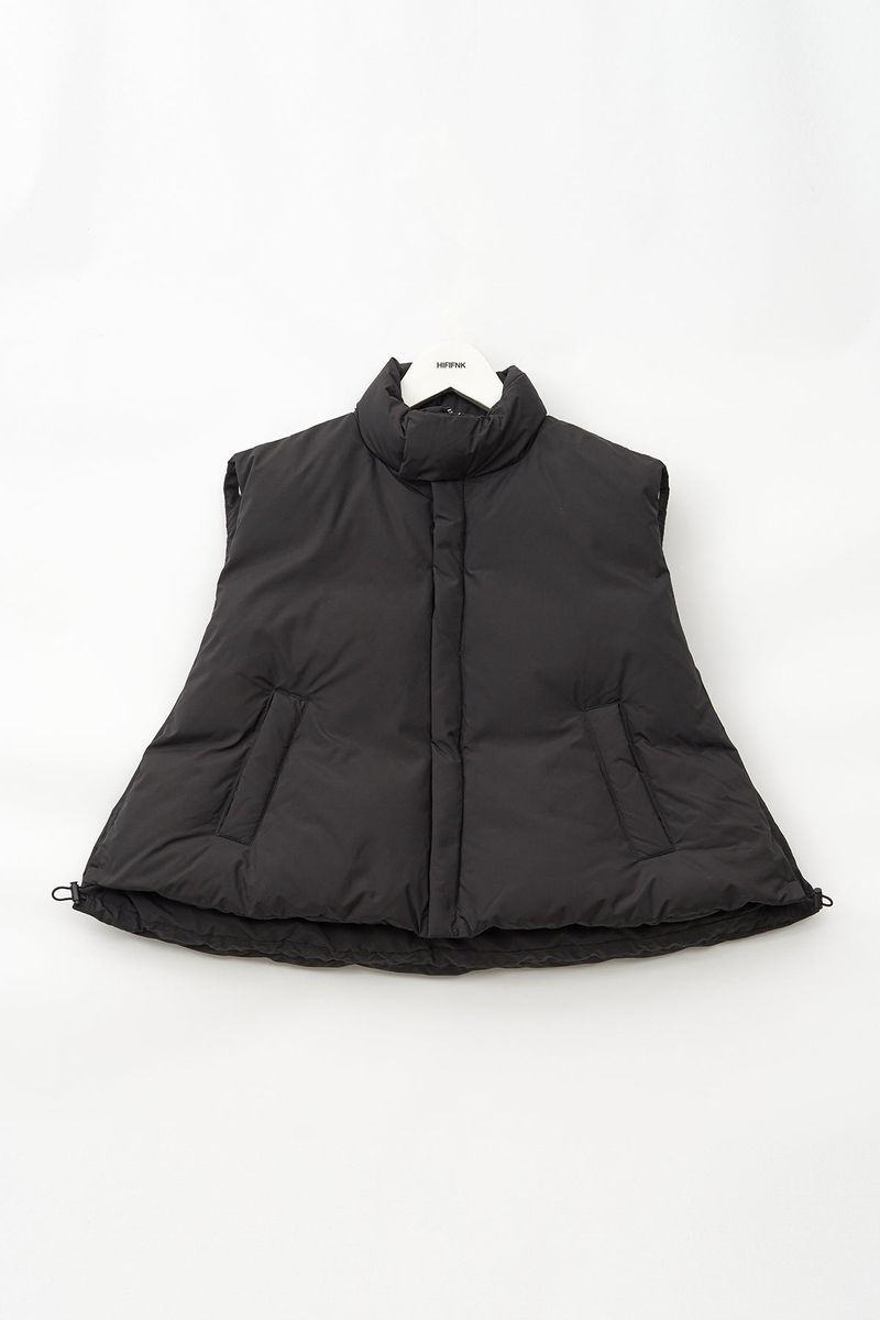 Toa Cropped Padding Vest (2color)