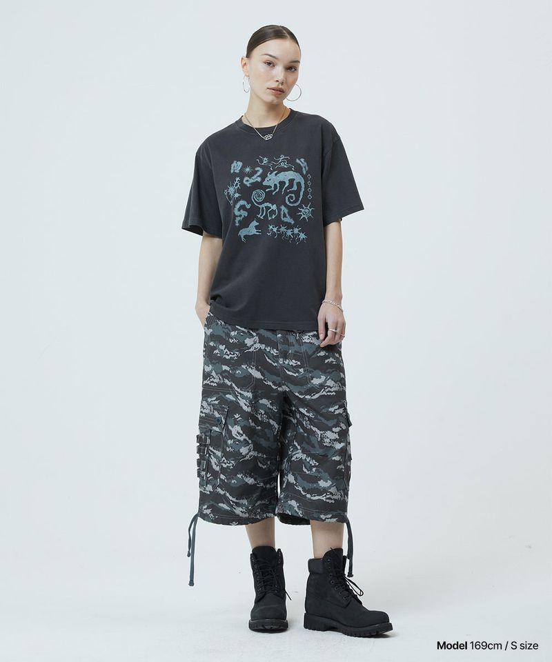 UTILITY CARGO CAMO SHORTS