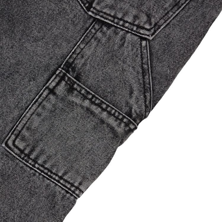 CARPENTER LOOSEFIT DENIM PANTS STONE BLACK
