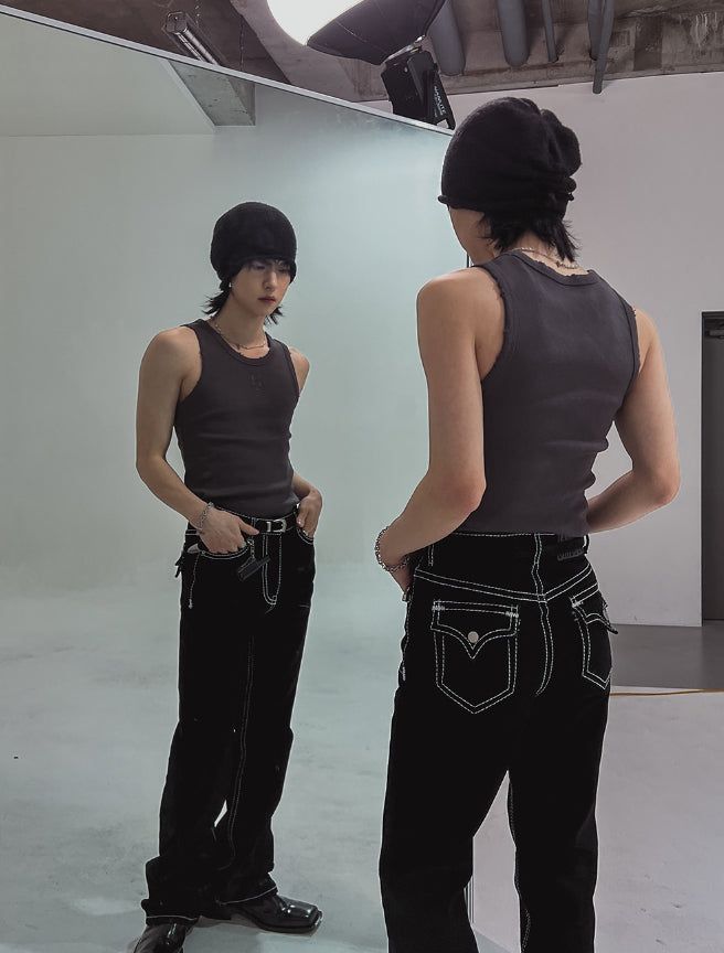 [LANARCH] Destroyed Logo Sleeveless
