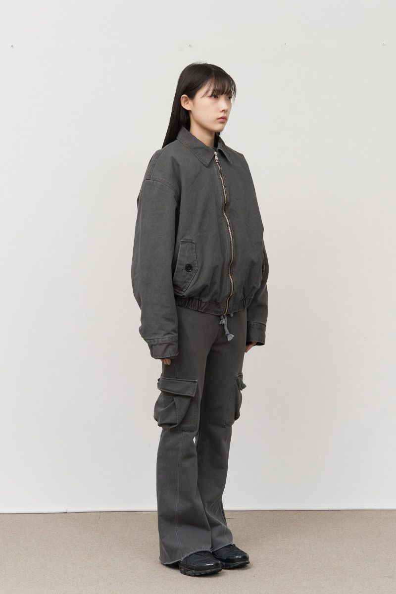 Seto Cropped Washed Blouson