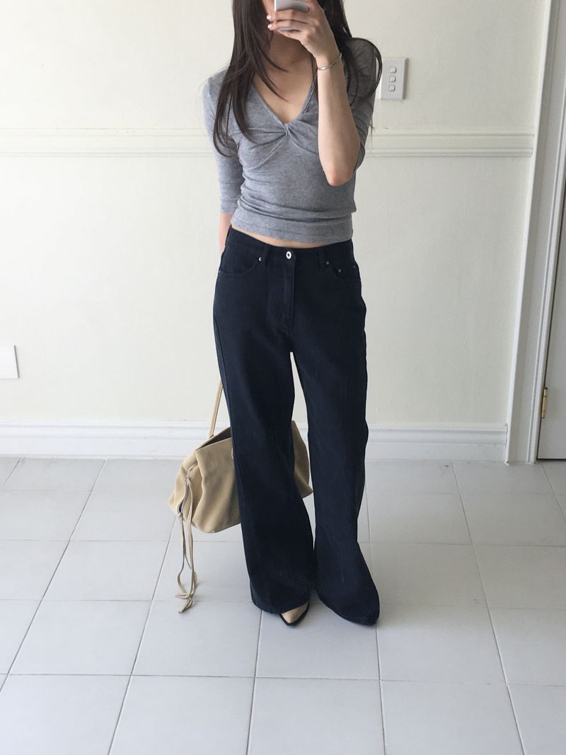 Anon Twist 3/4 Sleeve Top