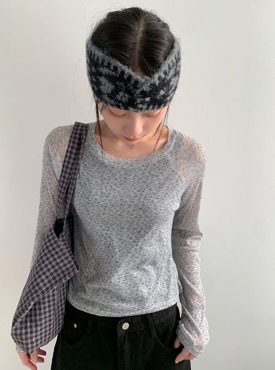 BAON（バオン）の「Hot Nordic Knit Hair Band（Hair Accessories）」