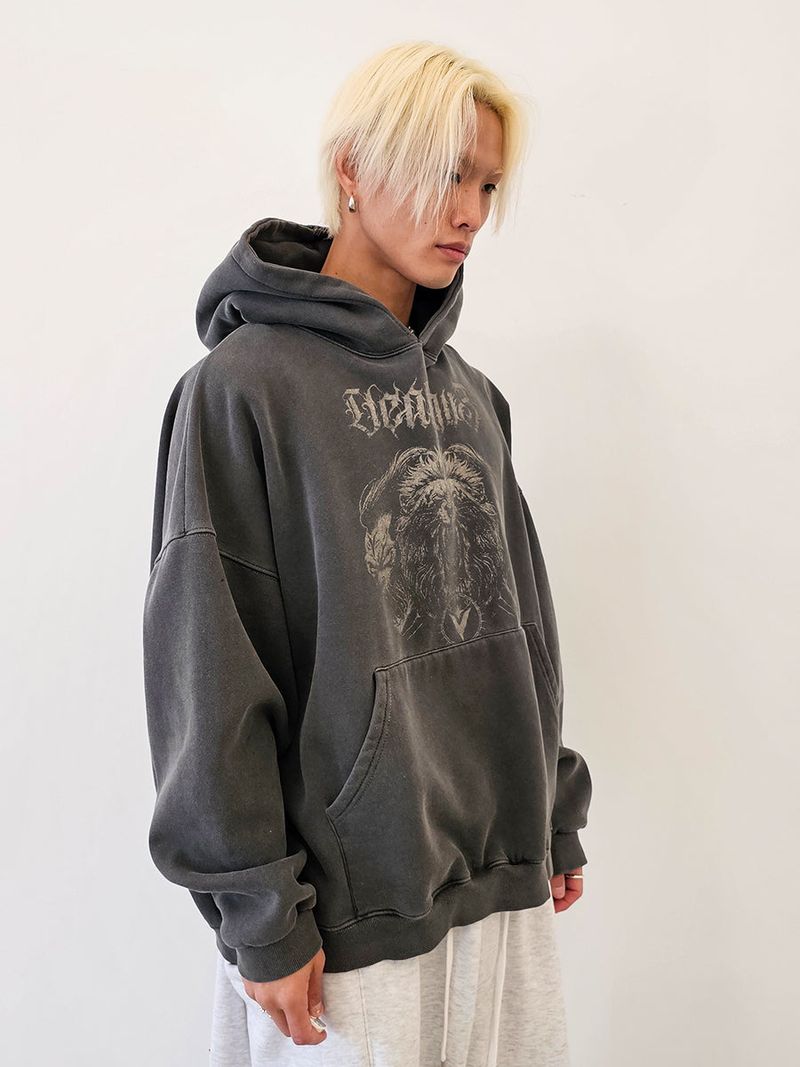 VENTIQUE（ベンティーク）の「VENTIQUE Pigment Beast Napping Hoodie 3color（Tops）」