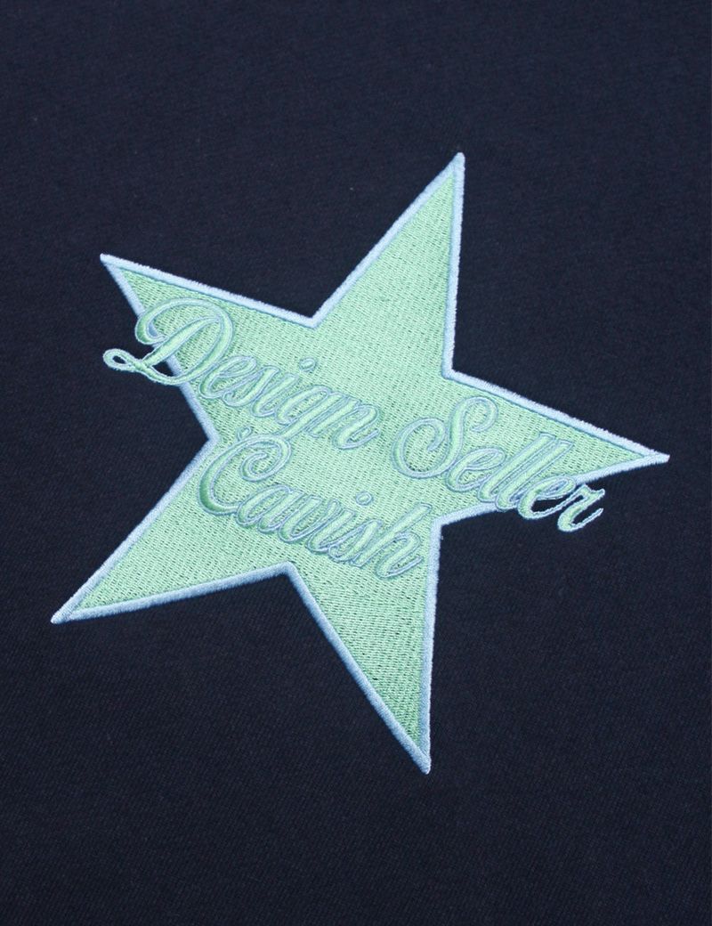 STAR LOGO EMB SWEATSHIRT NAVY(CV2CFUM462A)