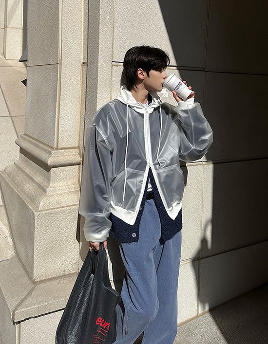 ASCLO（エジュクロ）の「Uno Plastic Zip Up Jumper  (2color)（Jackets/Outerwear）」