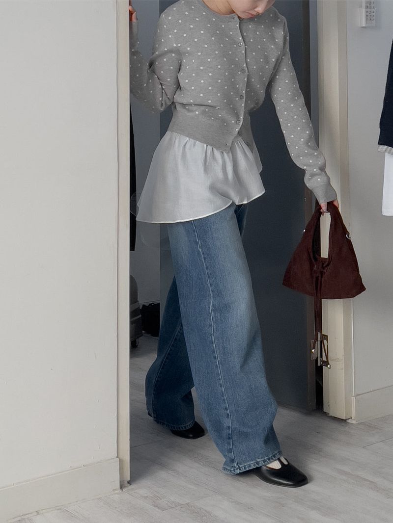 [FW] 562 Brush Wide Denim Pants
