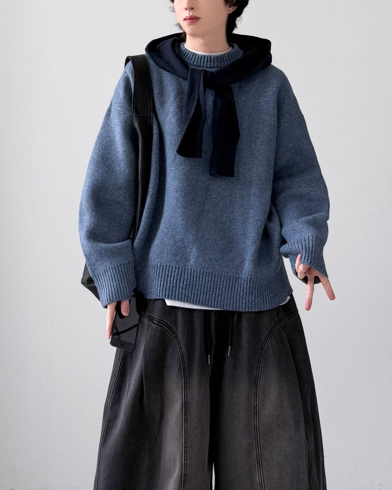 Julie Muffler Hood Knit
