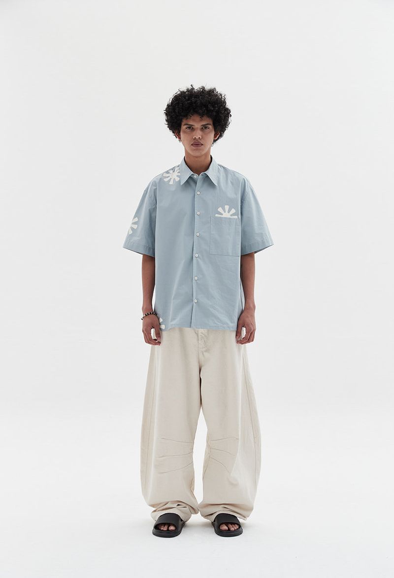 sunflower half shirts blue