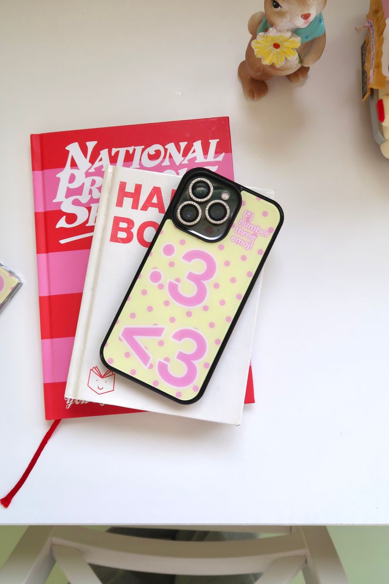 [MADE] Number 3 emoji case (Lemon candy) (magsafe) 