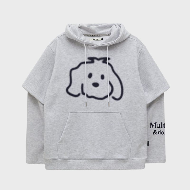 WaiKei(ワイケイ)の「Maltese logo layered hoodie(Tops)」