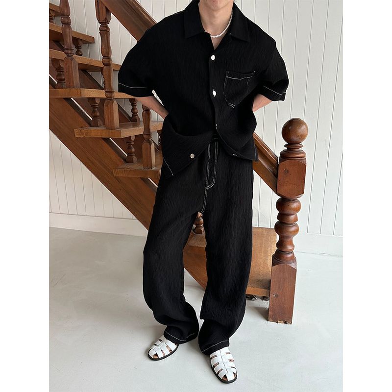 LAURANT（ロラン）の「[S/S] Denim pleats pocket shirts (2color)（Tops）」