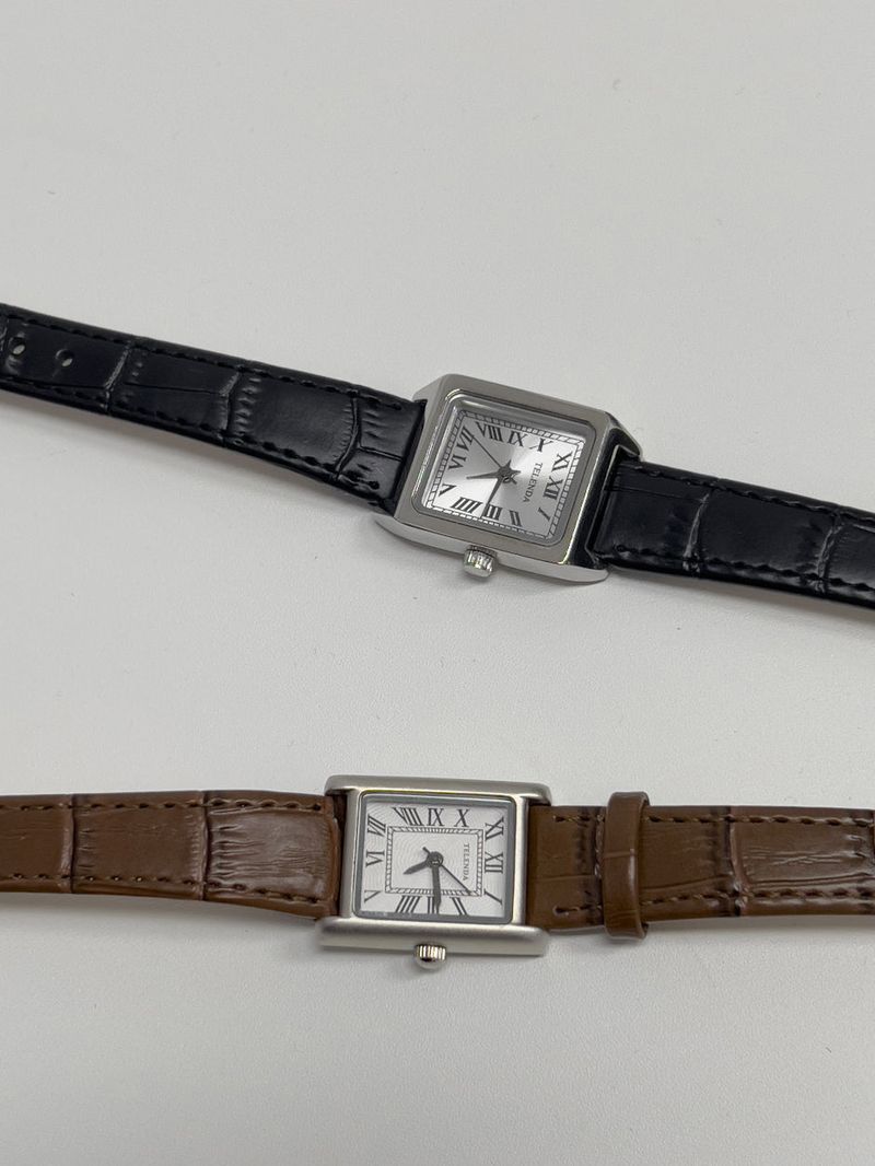[Casio Genuine] テレンダ レザー リストウォッチ